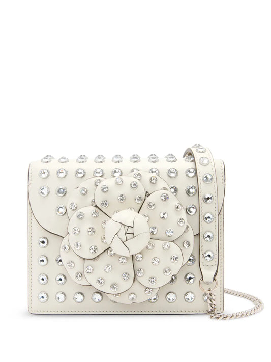Oscar de la Renta mini Crystal Stud TRO bag