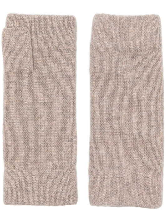 N.Peal fingerless cashmere gloves