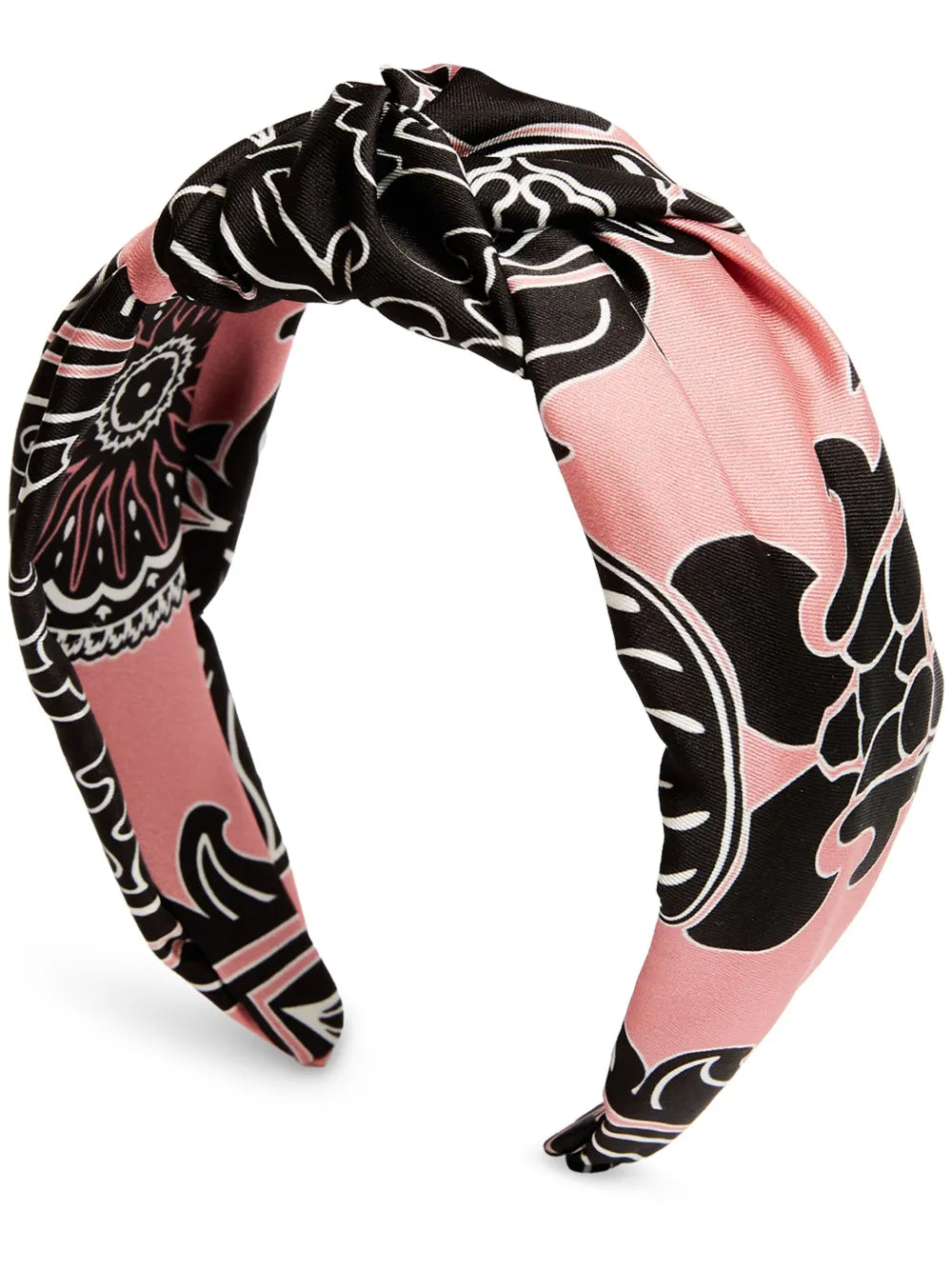 La DoubleJ Love Knot silk headband