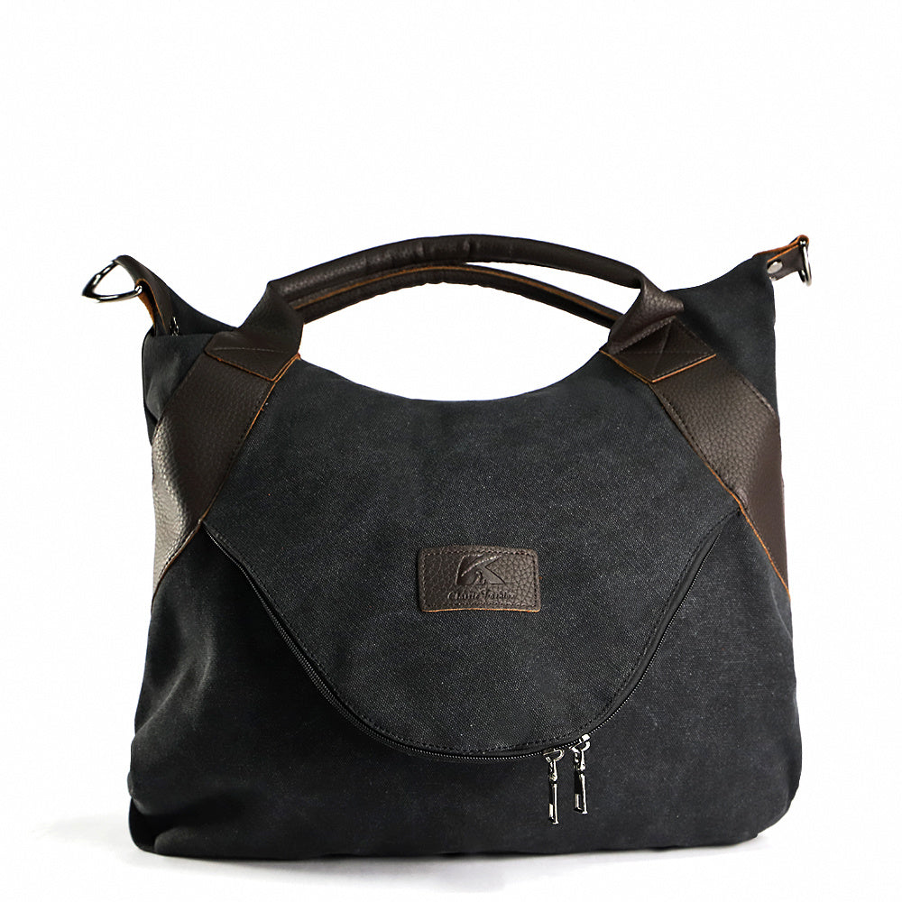 Women’s Retro Canvas Shoulder Bag – Minimalist Vintage Crossbody