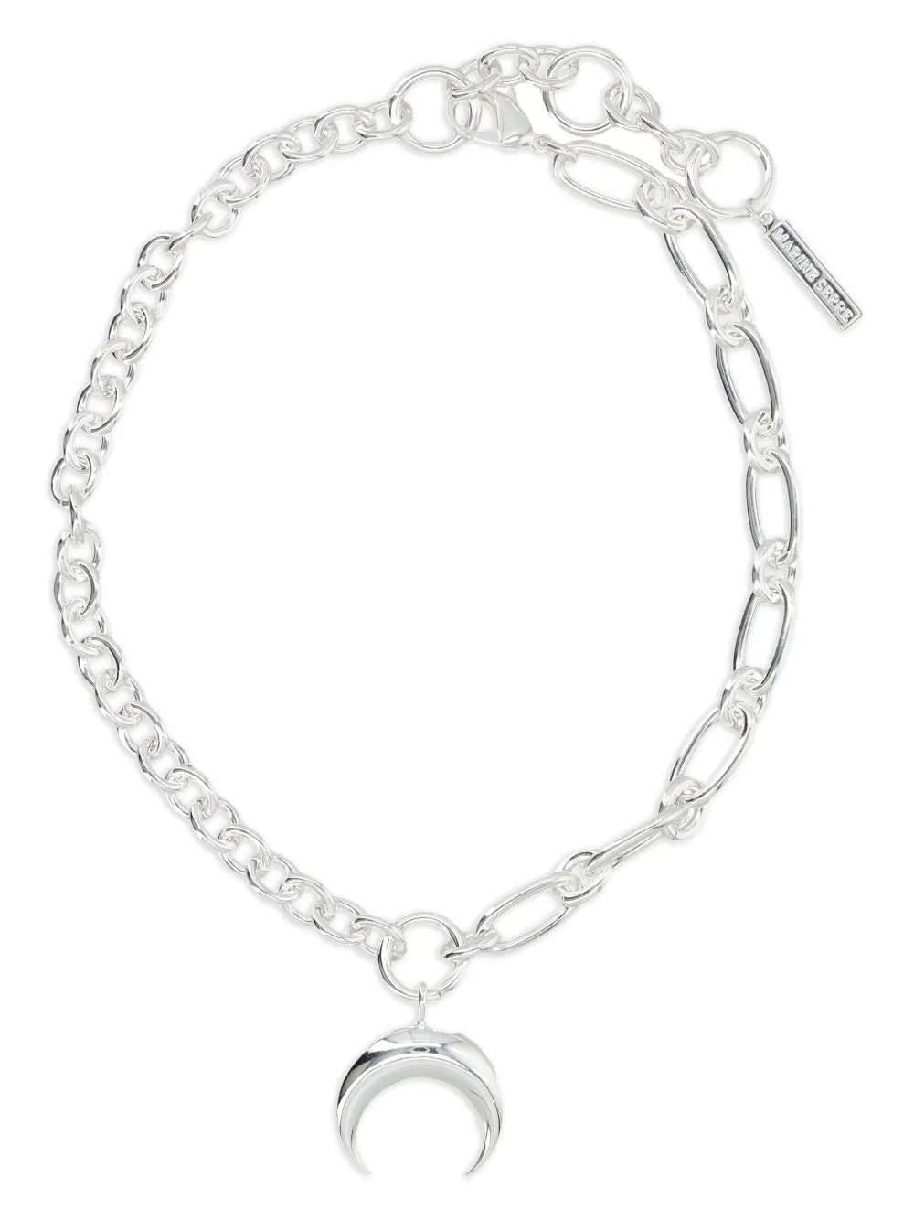 Marine Serre regenerated moon necklace