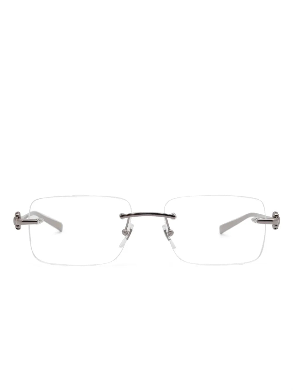 Gucci Eyewear logo engraved rimless glasses