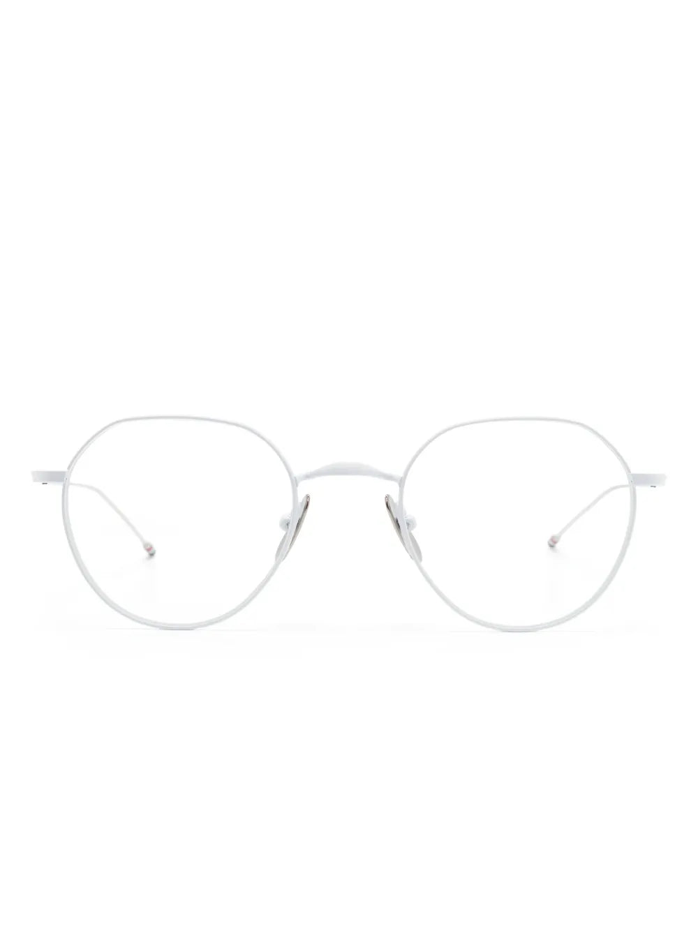 Thom Browne Eyewear titanium round glasses
