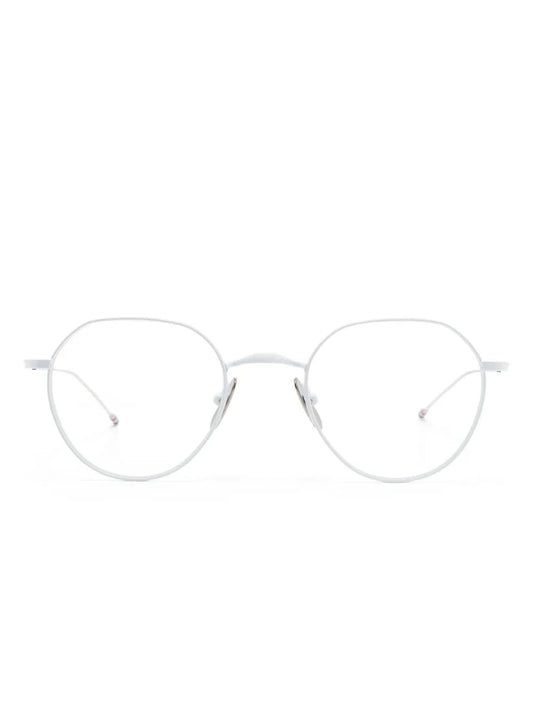 Thom Browne Eyewear titanium round glasses