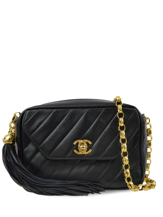 CHANEL 1992 CC turn lock camera bag