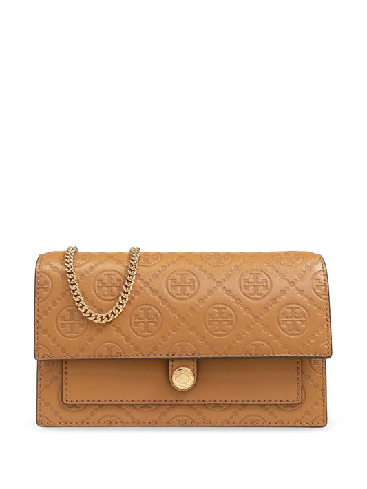 Tory Burch T monogram leather crossbody bag