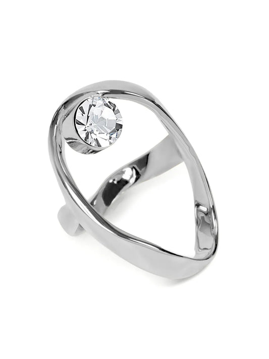 DRIES VAN NOTEN waved jewel ring