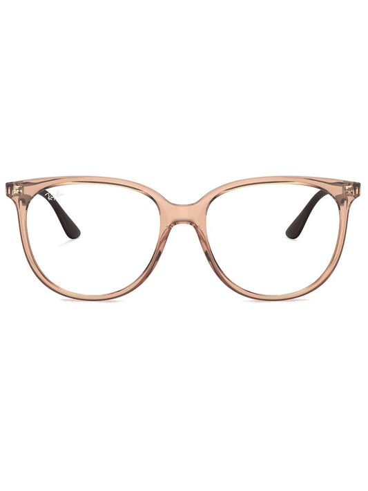 Ray-Ban transparent square frame glasses