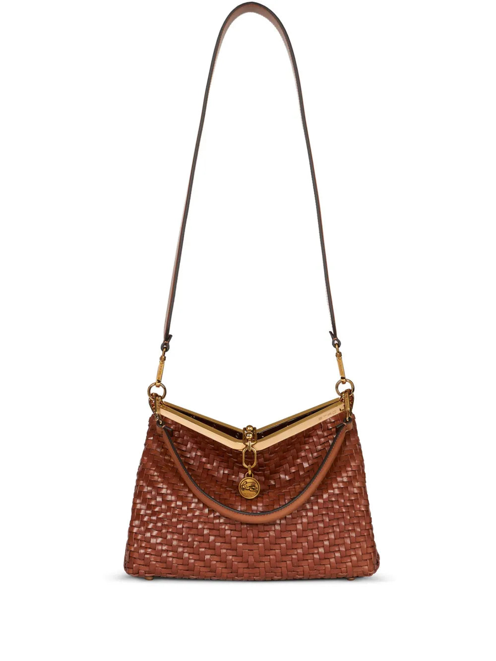 ETRO medium woven Vela shoulder bag