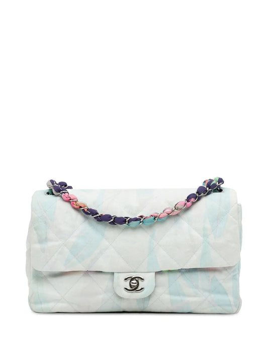 CHANEL 2019 Quilted Jungle Jeans Flap shoulder bag