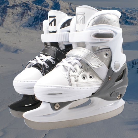 Unisex Ice Skates – Simple Warm Design, All-match Winter Style