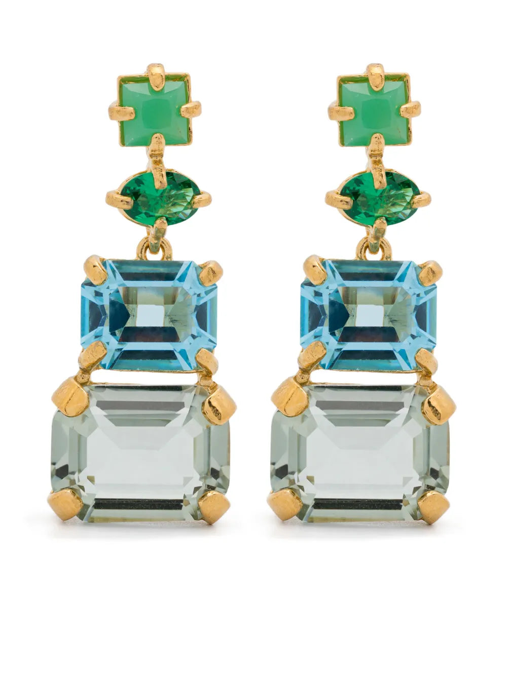 Wouters & Hendrix crystal embellished pendant earrings