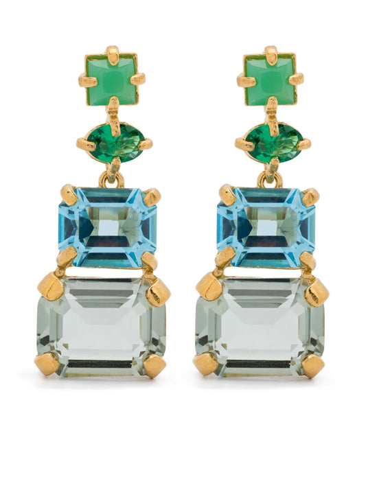 Wouters & Hendrix crystal embellished pendant earrings