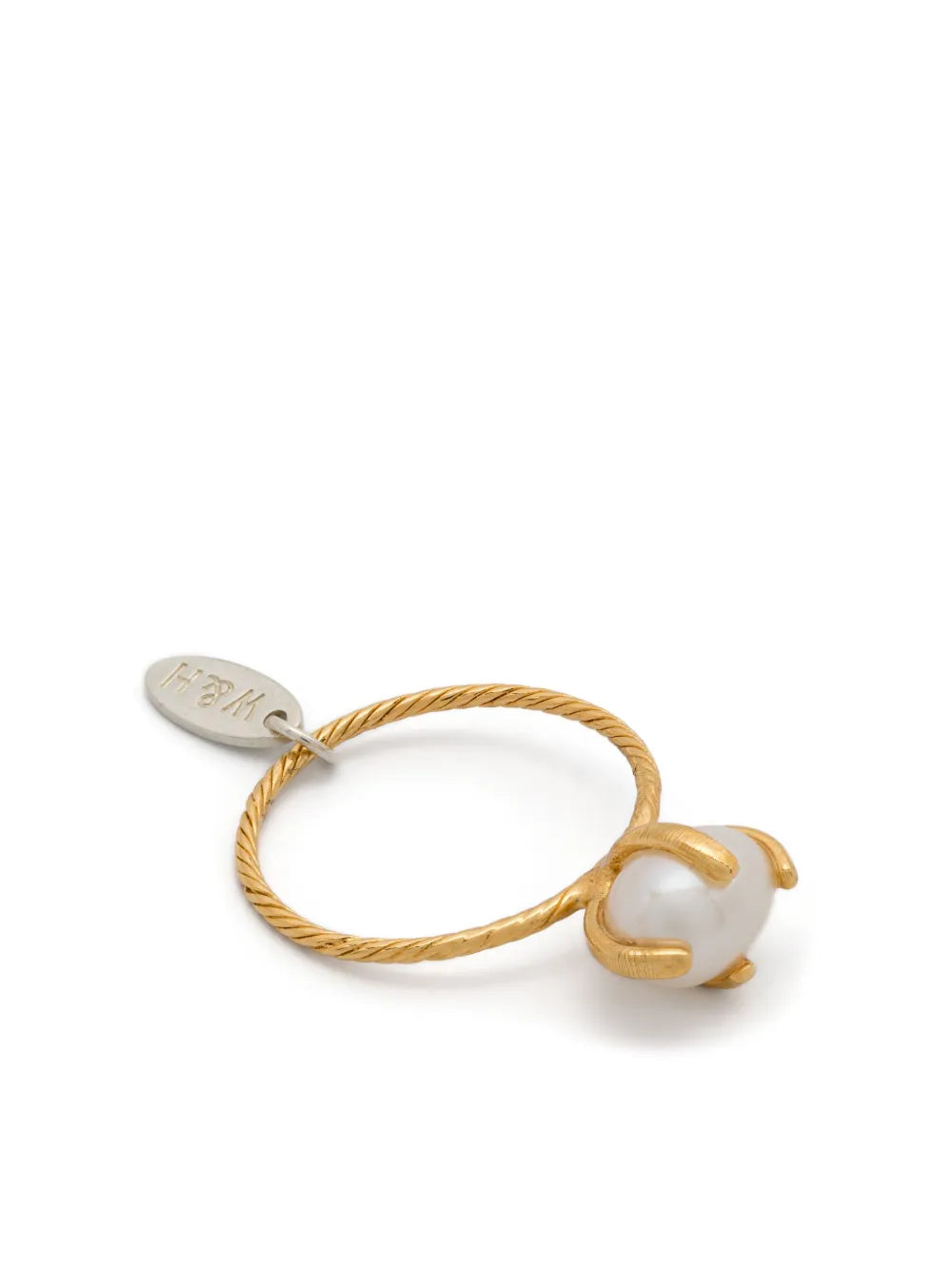 Wouters & Hendrix Twisted pearl band ring