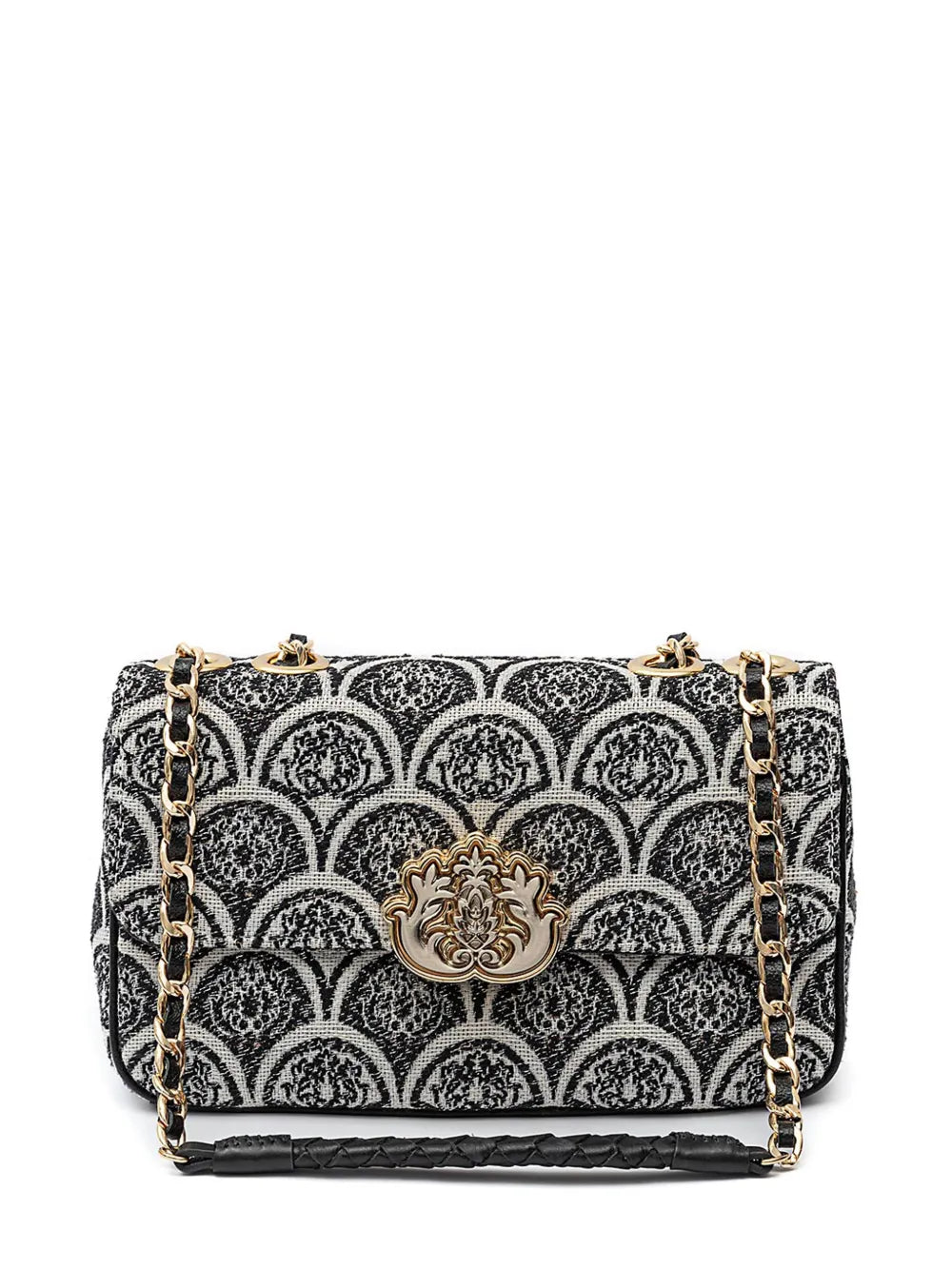 Isla Sirena jacquard print shoulder bag
