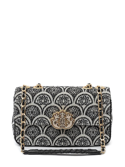 Isla Sirena jacquard print shoulder bag