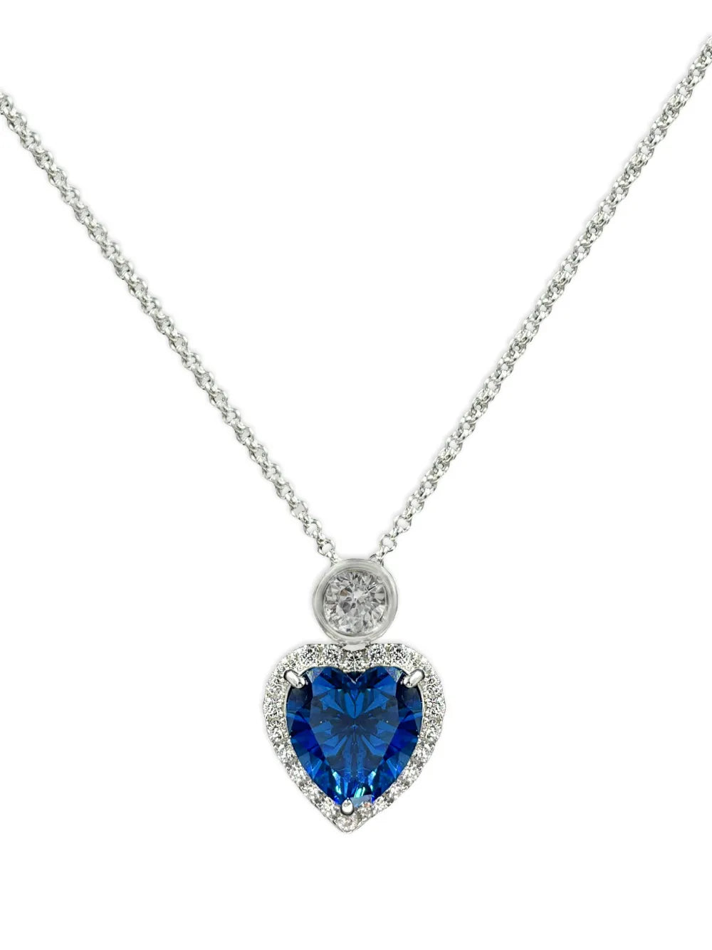 Juwelina Paris Heart sapphire necklace