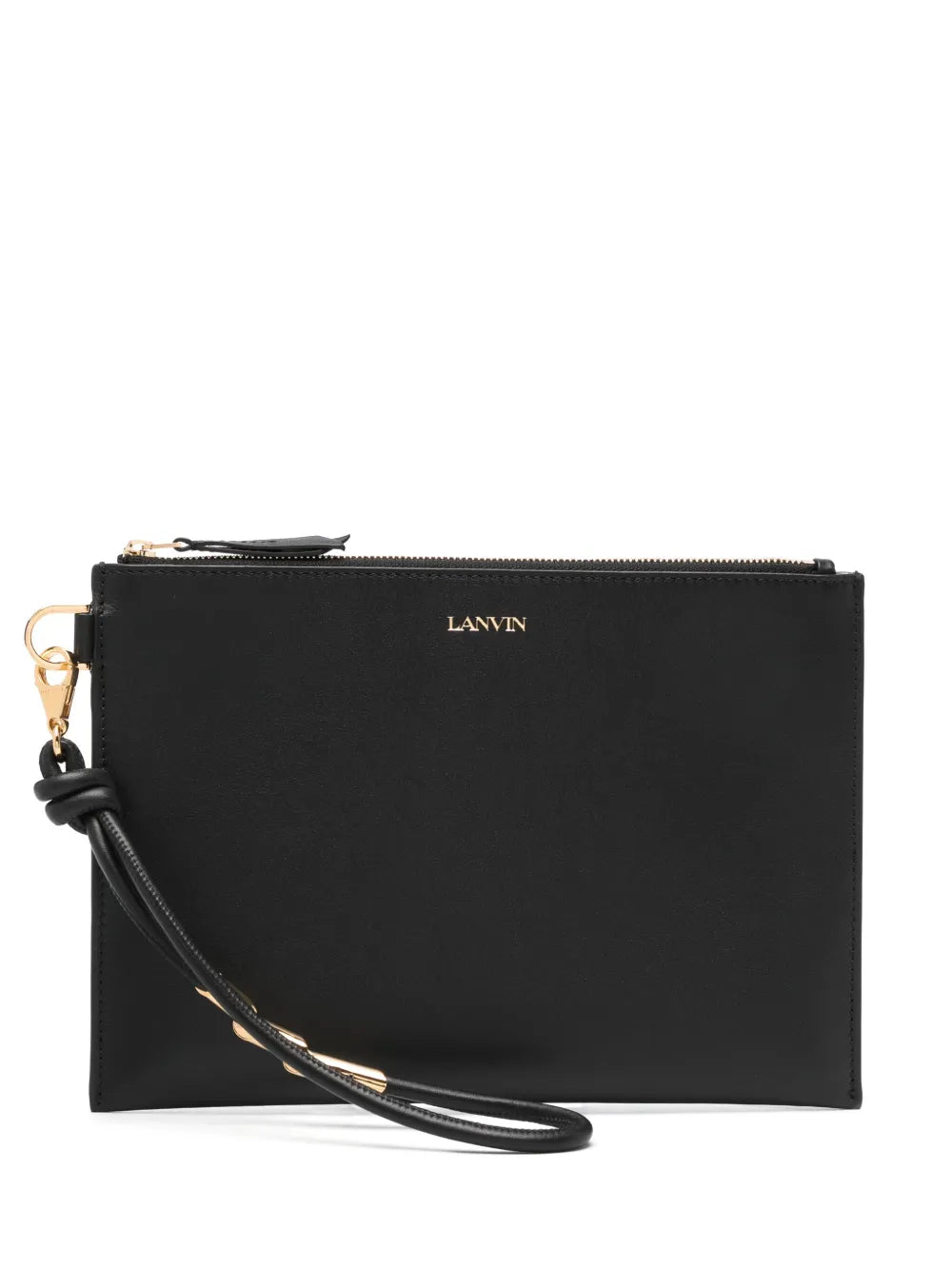 Lanvin leather clutch bag