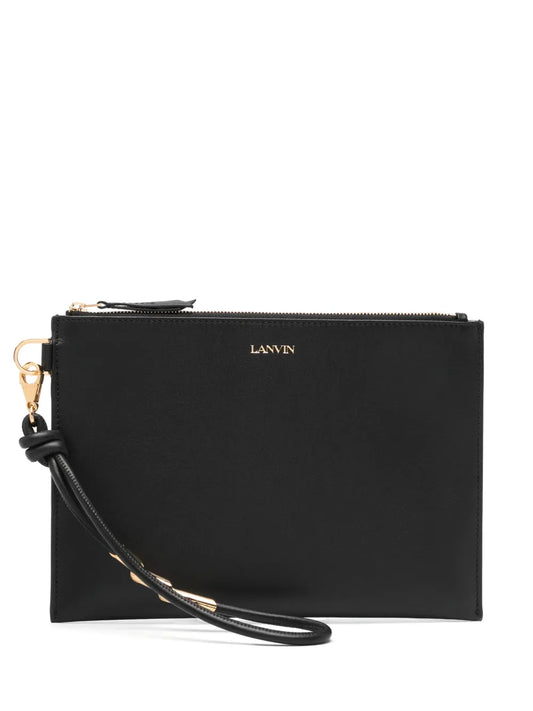Lanvin leather clutch bag
