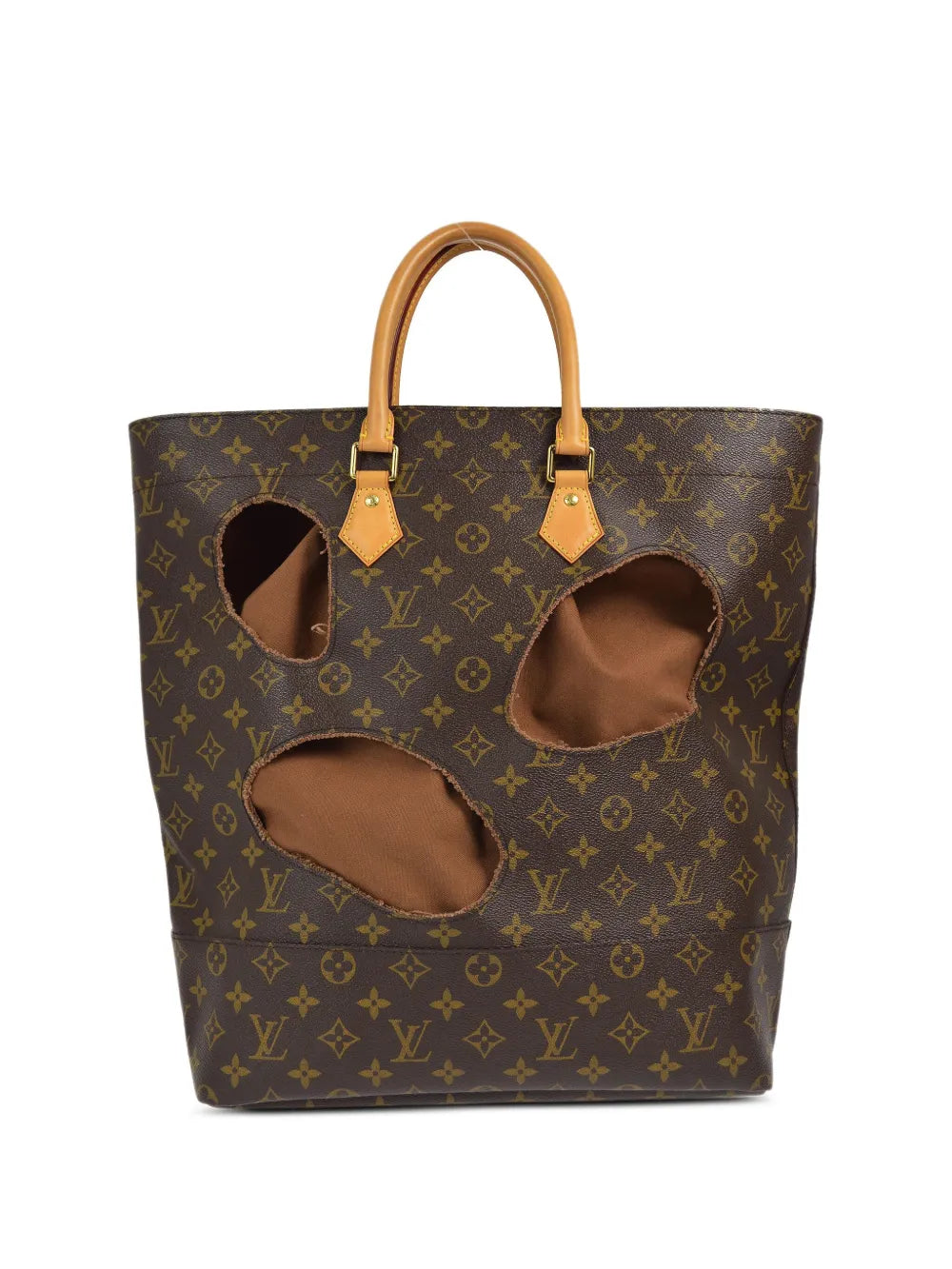 Louis Vuitton 2014 x Comme Des Garçons Holes tote bag