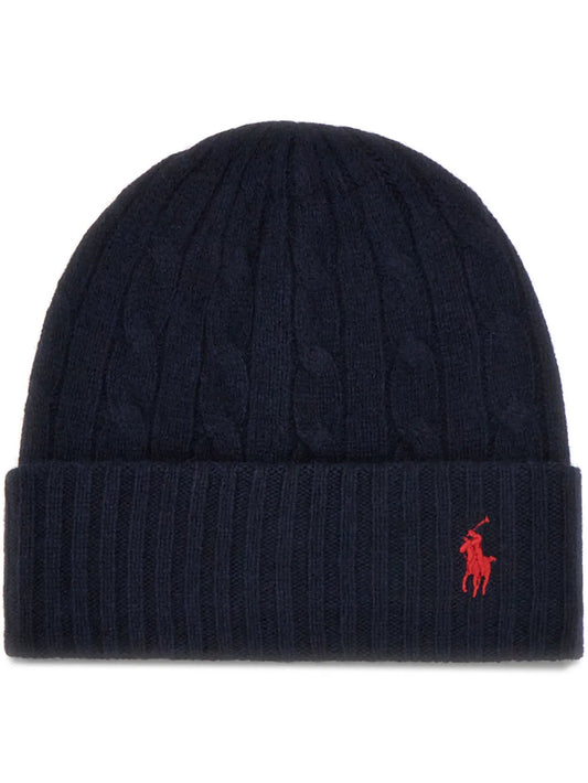 Polo Ralph Lauren cable knit beanie hat