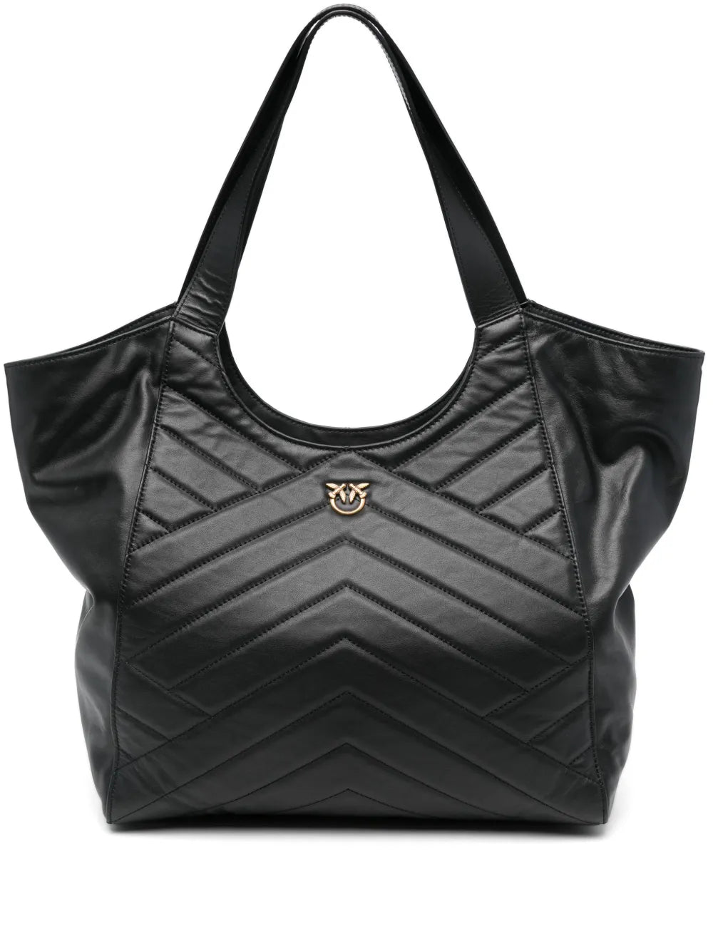 PINKO chevron quilted tote bag