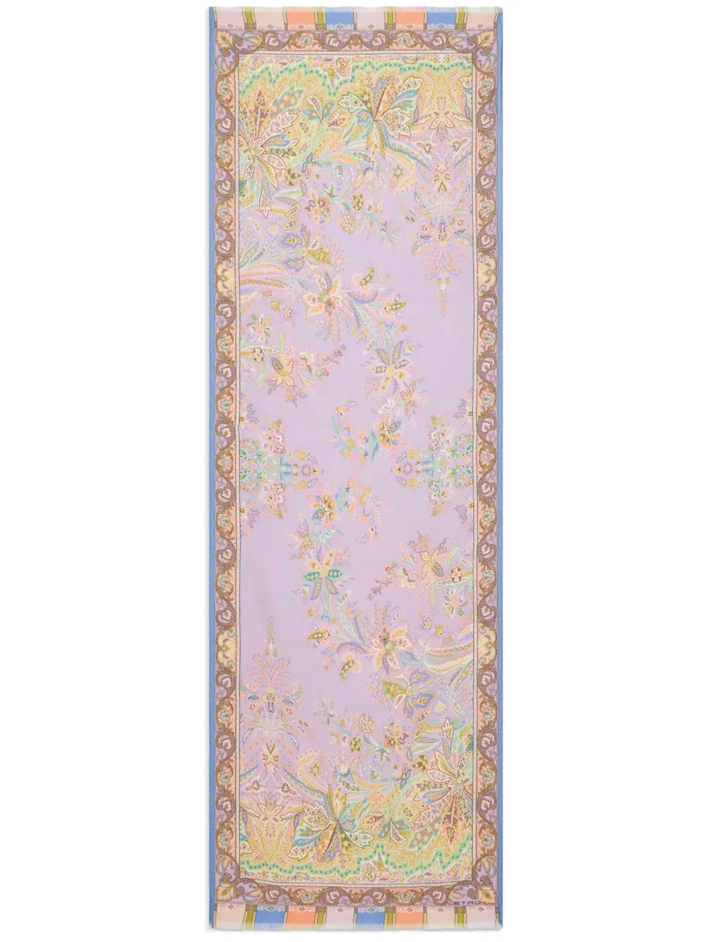 ETRO floral paisley print scarf