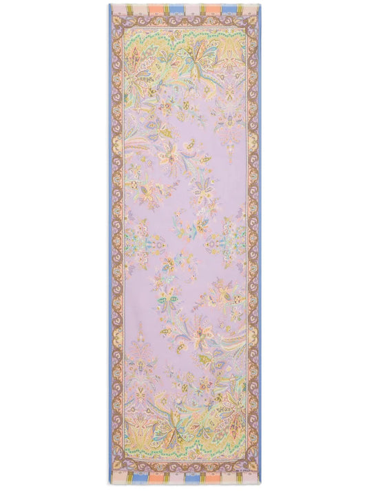 ETRO floral paisley print scarf