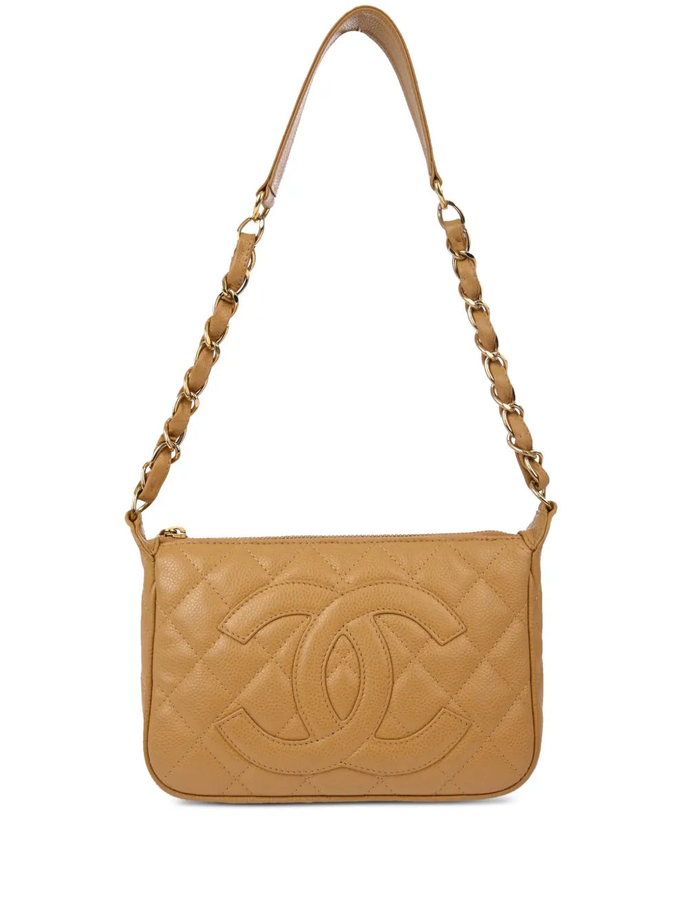 CHANEL 2003 CC quilted shoulder bag
