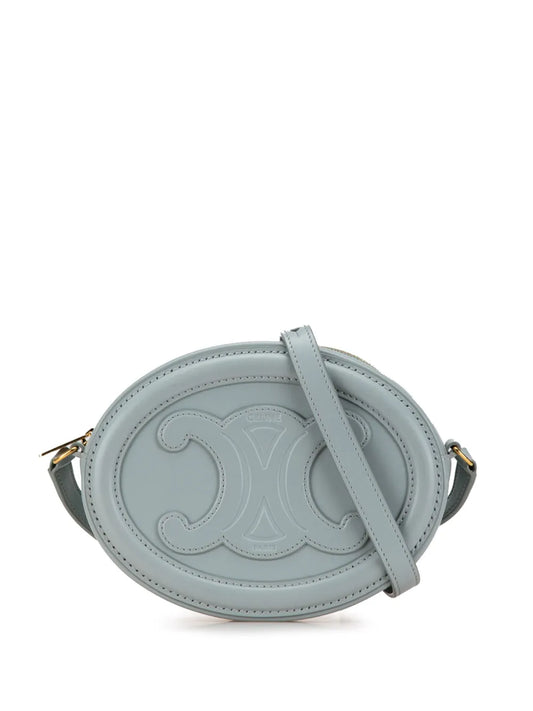 Céline 2022 Cuir Triomphe Oval crossbody bag