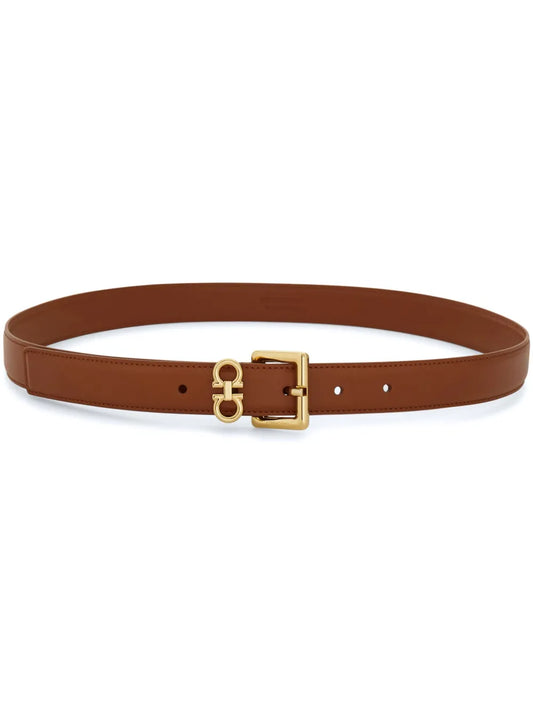 Ferragamo Gancini plaque belt