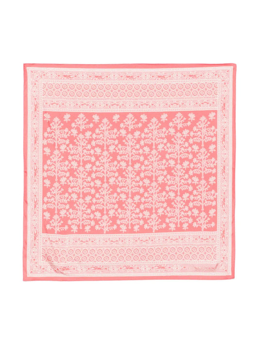 Longchamp Tree of Life 50 scarf