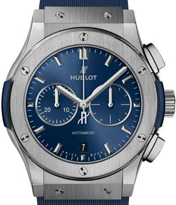 hublot classic fusion chronograph titanium man's watch_1
