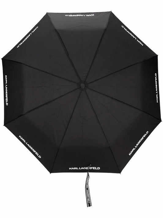 Karl Lagerfeld logo print umbrella