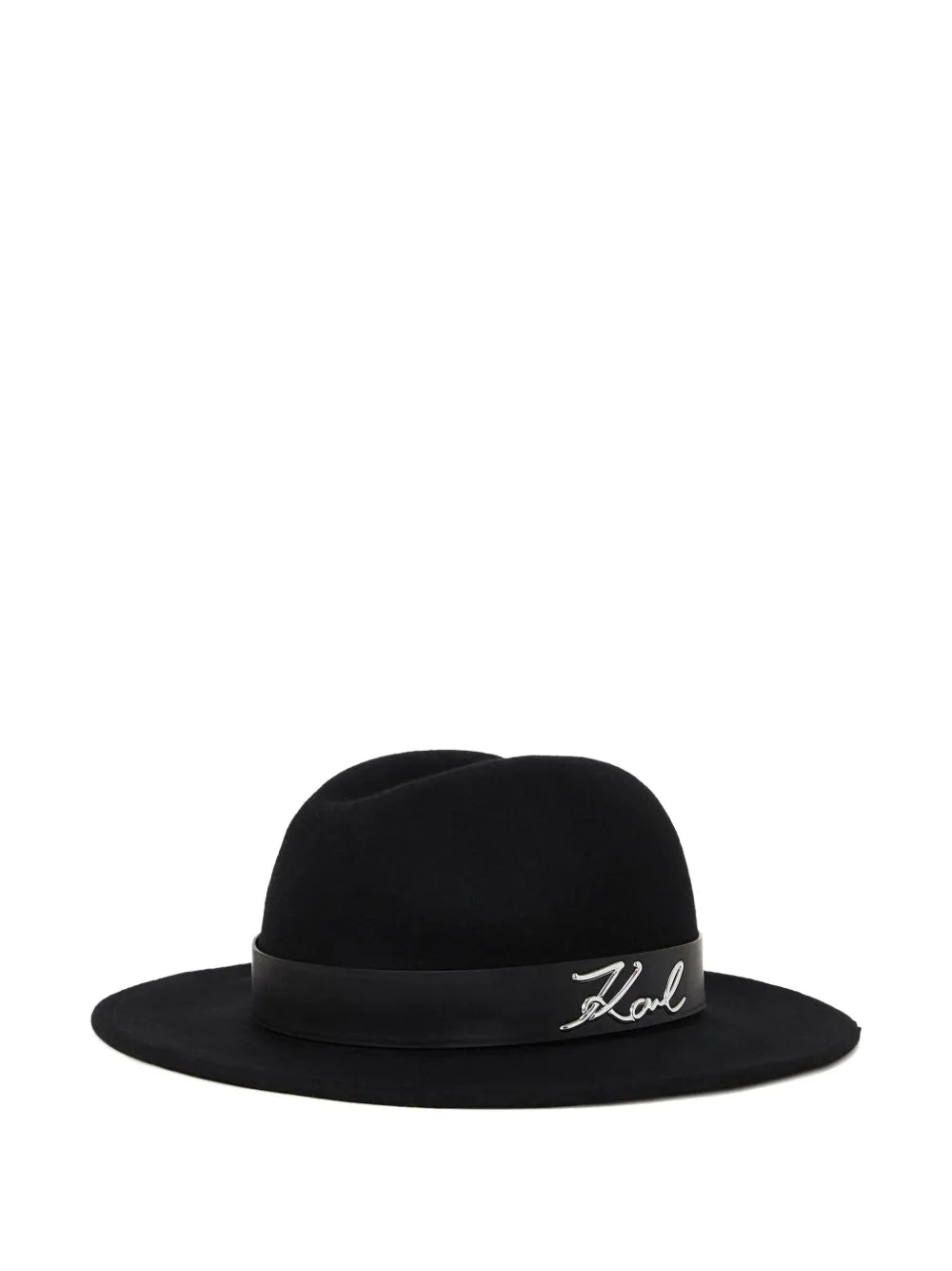 Karl Lagerfeld Signature fedora hat