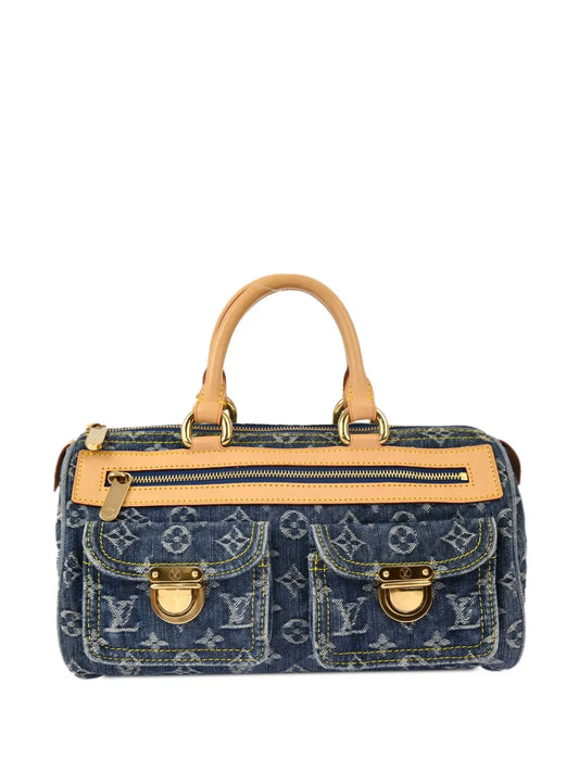 Louis Vuitton 2005 Neo Speedy denim handbag