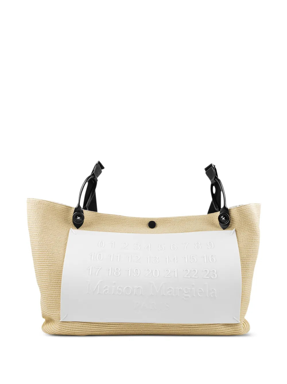 Maison Margiela logo patch tote bag