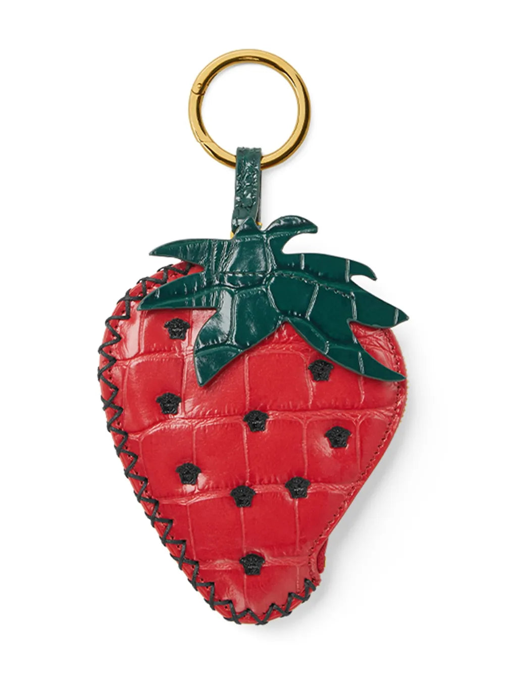 Versace Strawberry keyring charm