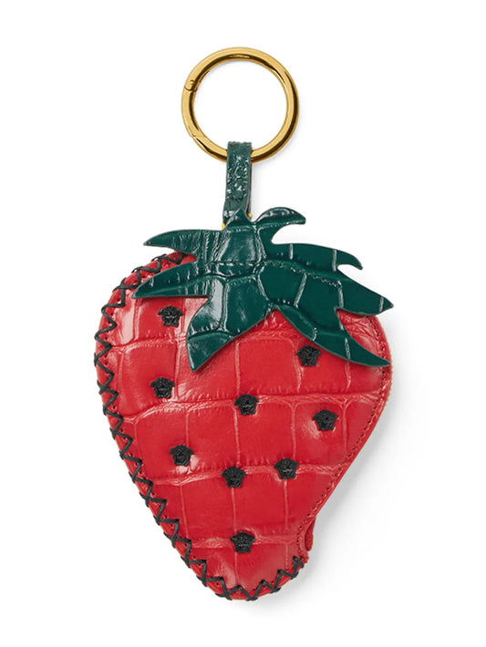 Versace Strawberry keyring charm