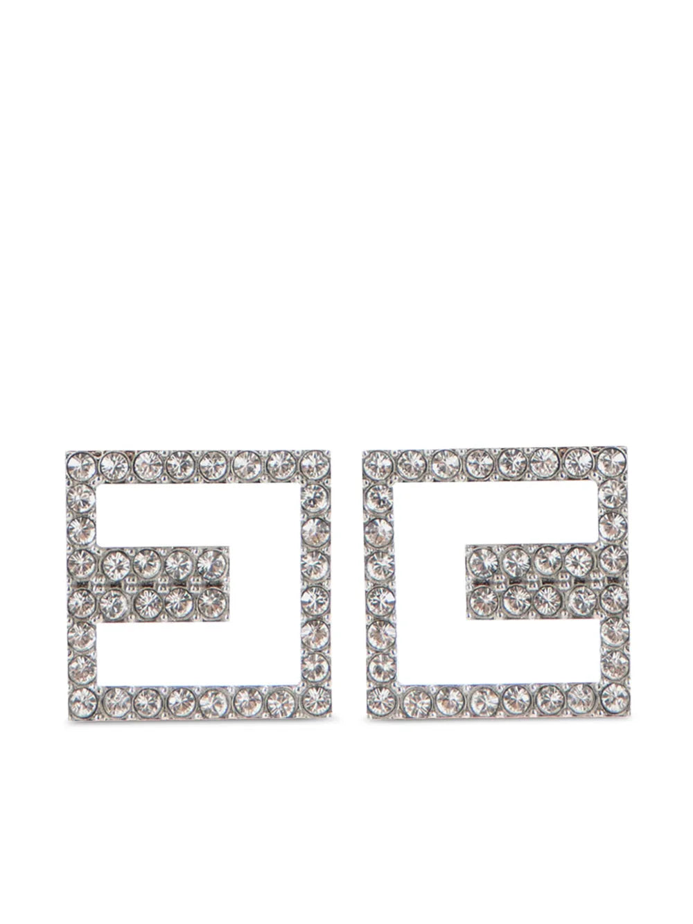 Elisabetta Franchi rhinestone embellished earrings