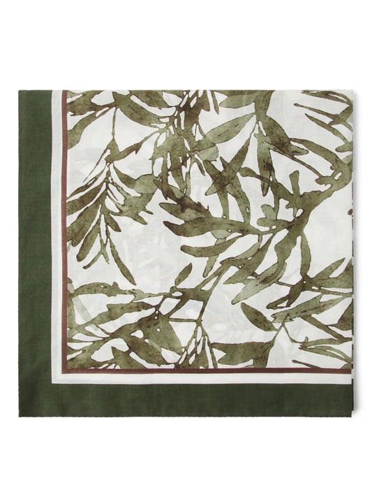 Brunello Cucinelli floral print scarf