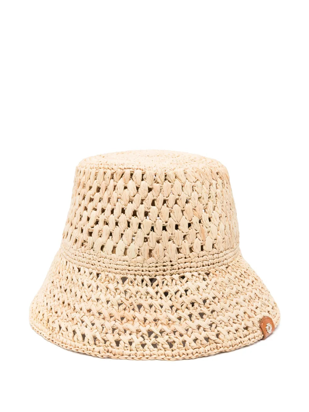 Maje interwoven raffia bucket hat