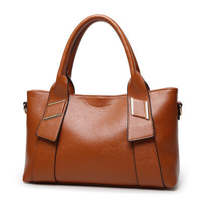 Women’s Winter Handbag – Trendy Embossed Satchel Tote Bag
