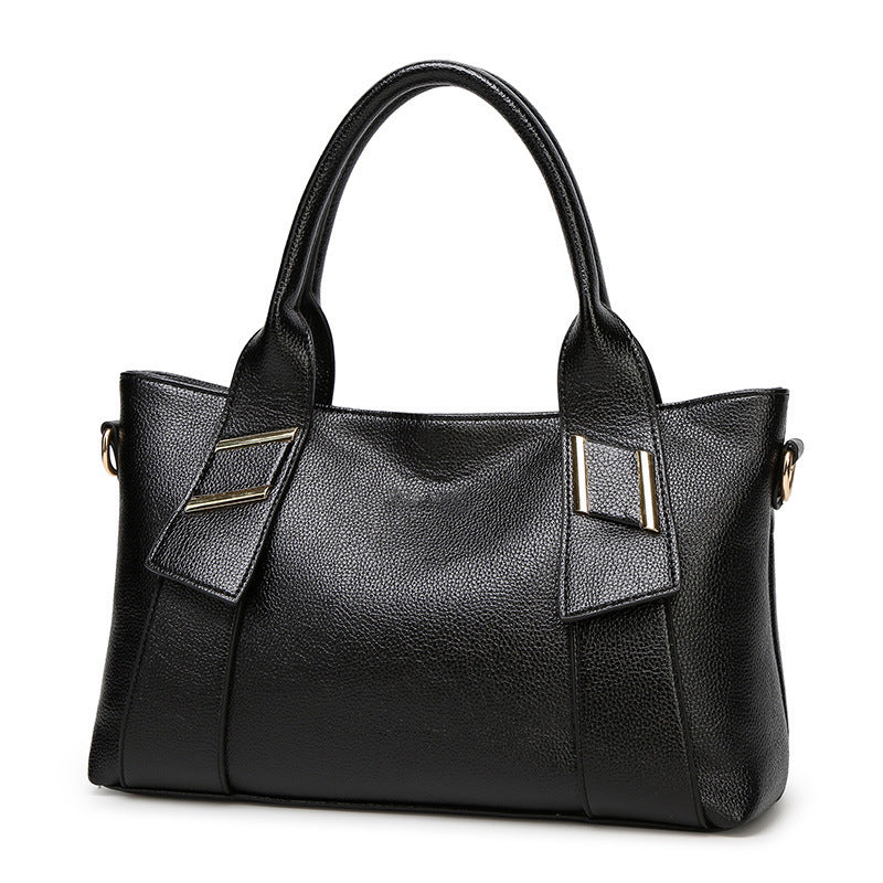 Women’s Winter Handbag – Trendy Embossed Satchel Tote Bag