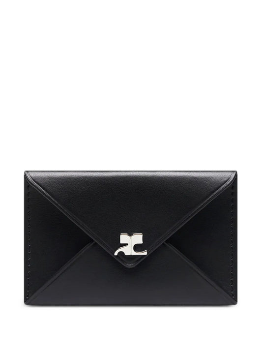 Courrèges leather card holder