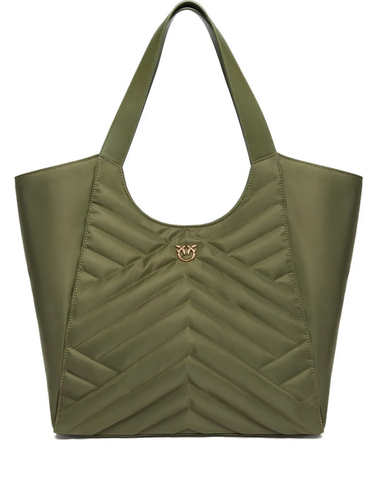 PINKO quilted tote bag