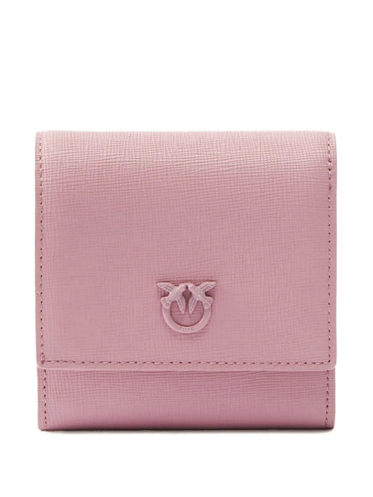 PINKO logo embossed compact wallet