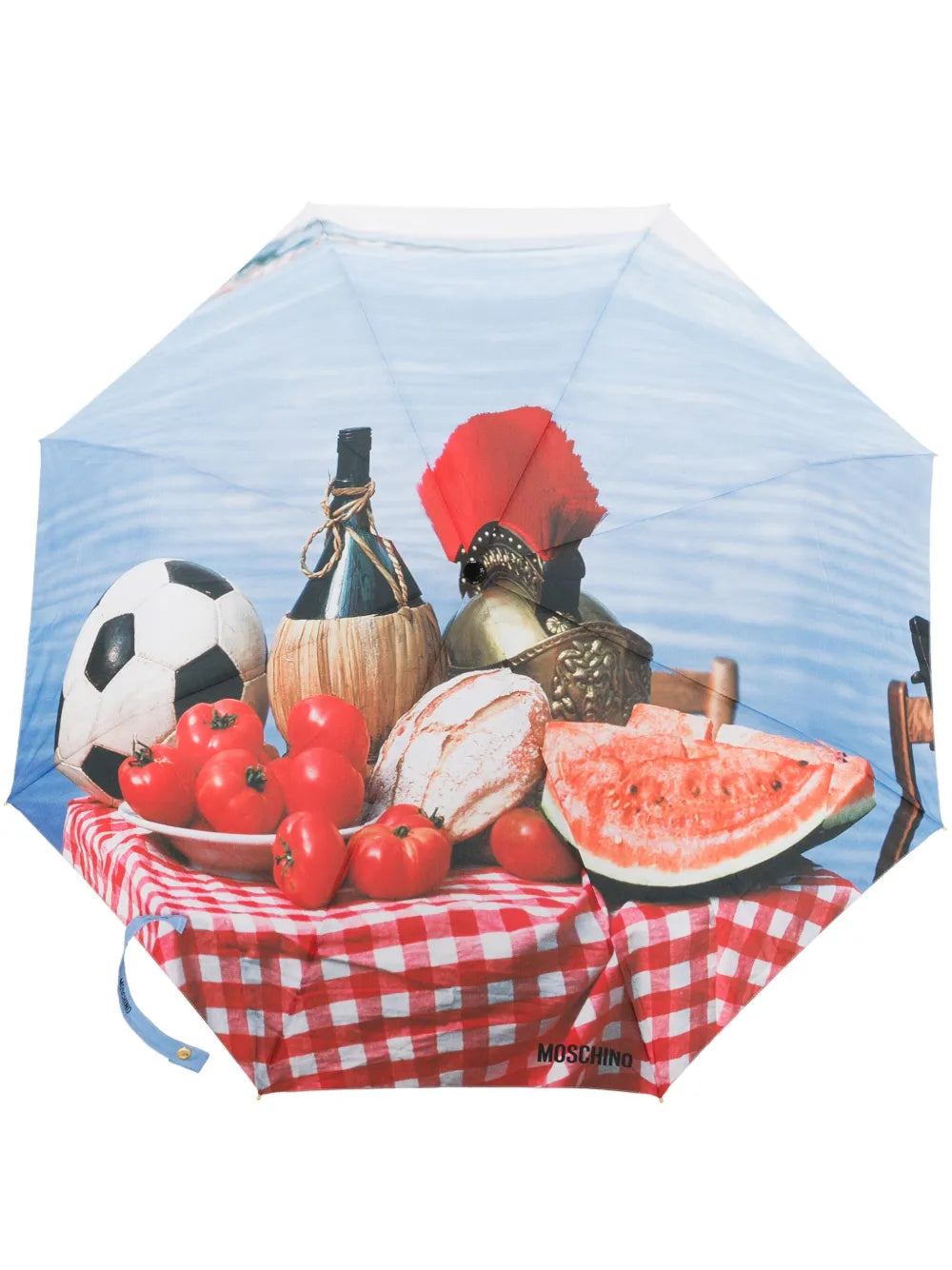 Moschino graphic print umbrella