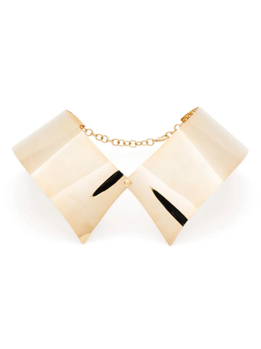 Isabel Sanchis metal collar necklace
