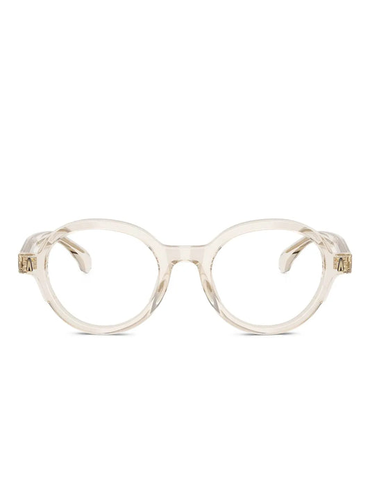 Moncler Eyewear round frame transparent glasses